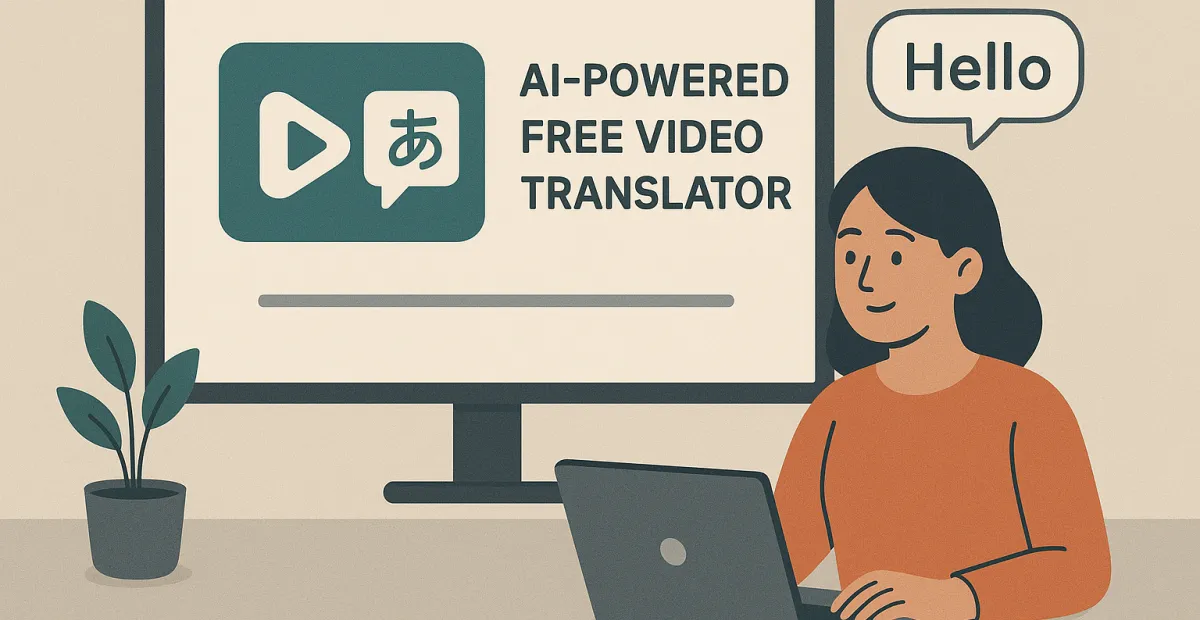 Безкоштовний AI перекладач відео