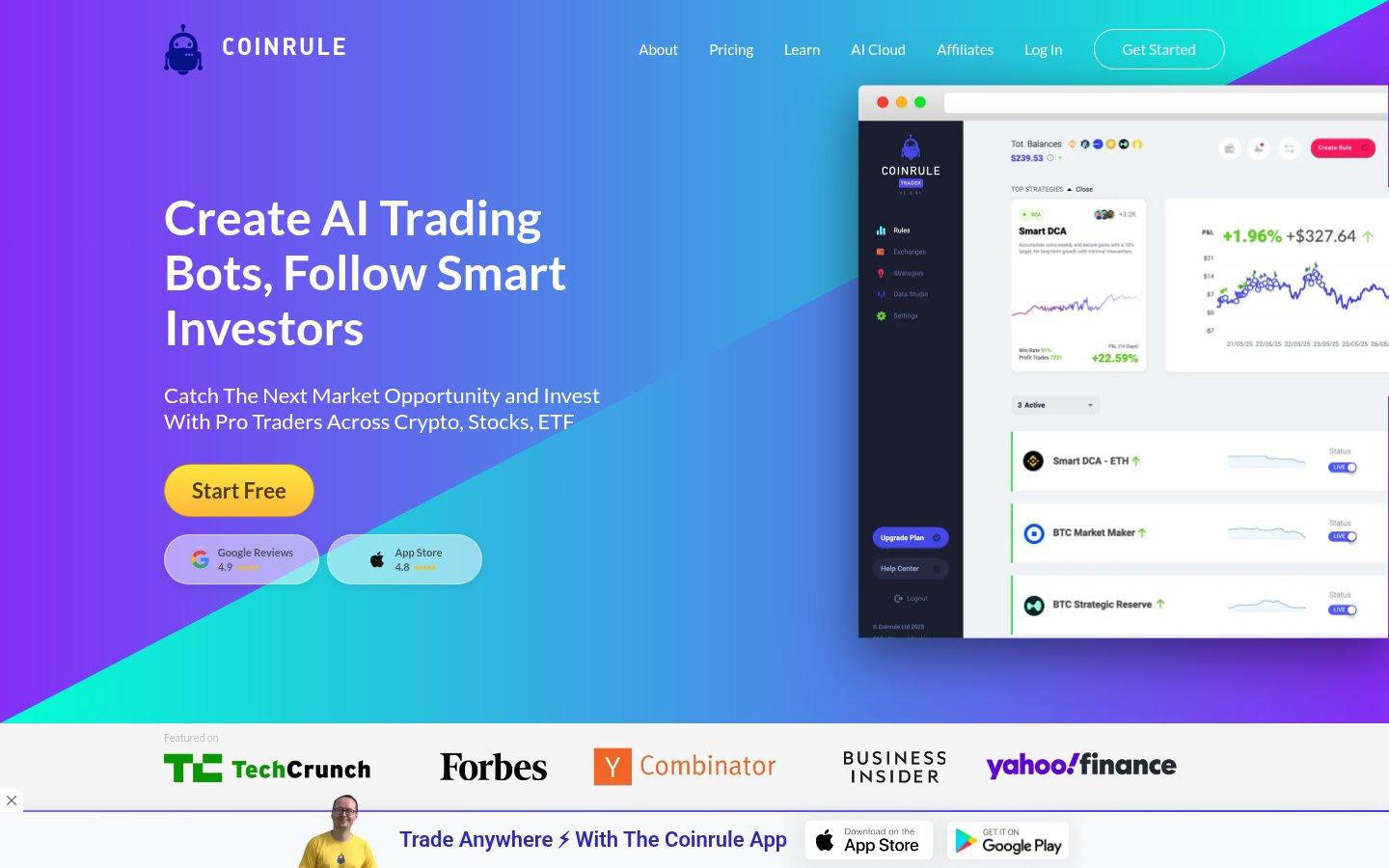 Coinrule Review 2026: A Solid No-Code Trading Bot for Crypto Beginners