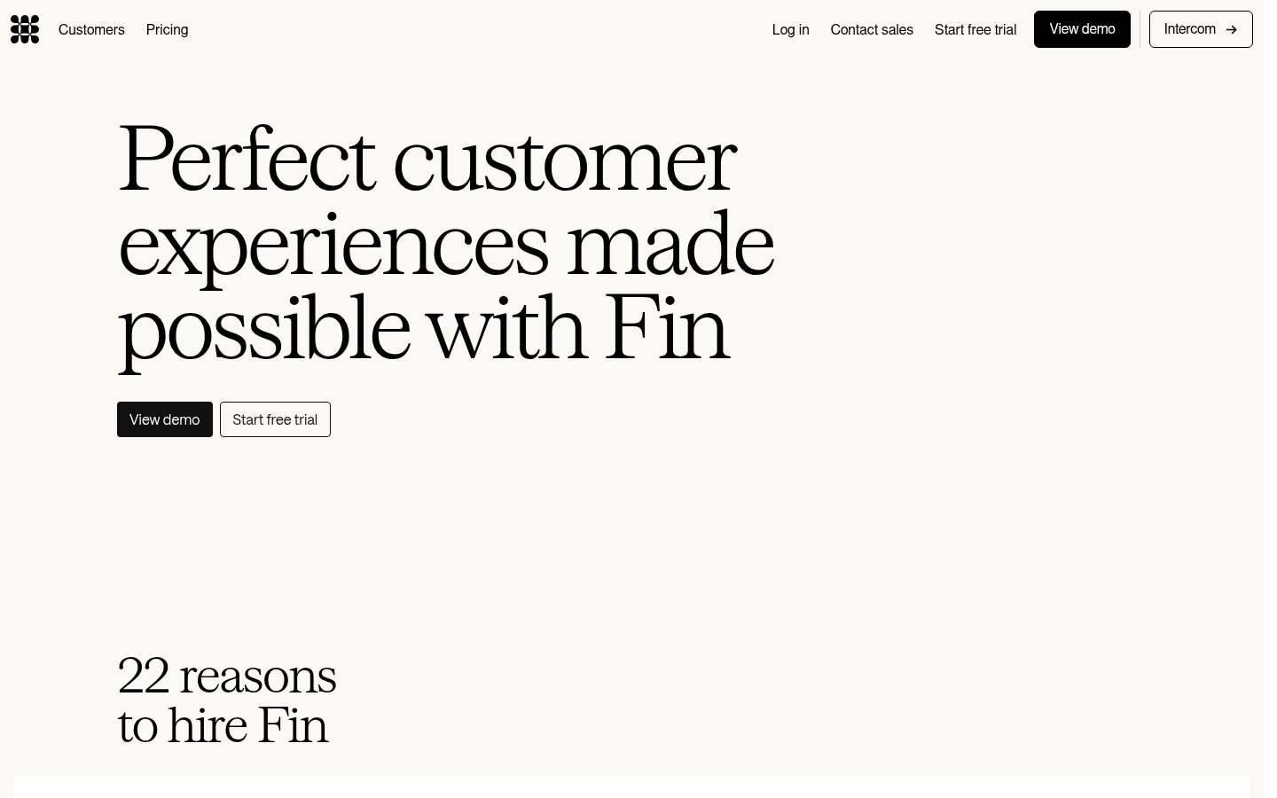 Intercom Fin screenshot