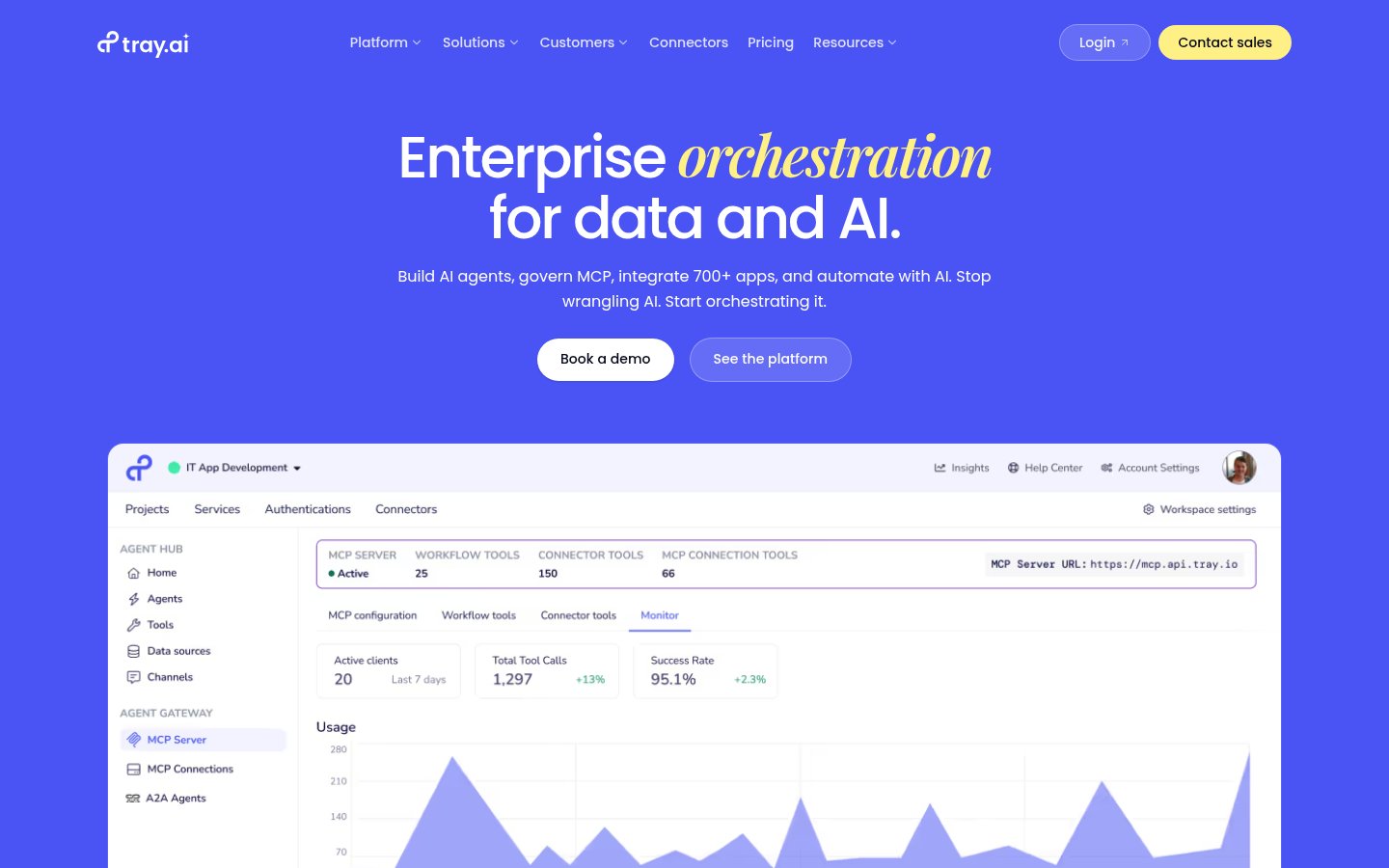 Tray.io screenshot