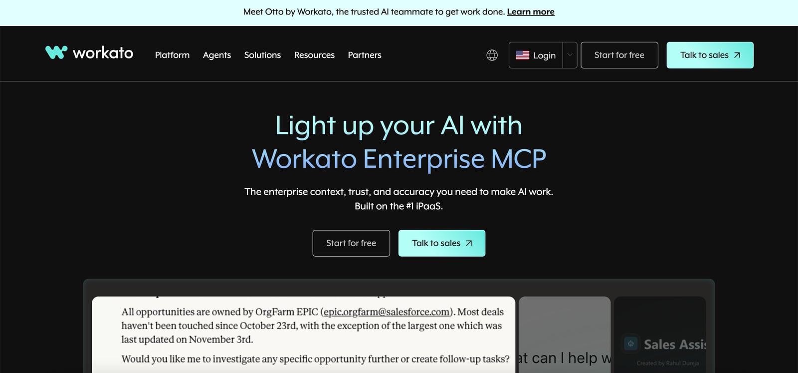 Workato screenshot
